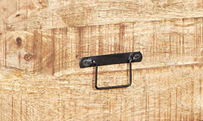 Toivakka Industrial Reclaimed Wood Large Sideboard 4 Drawers 4 Doors