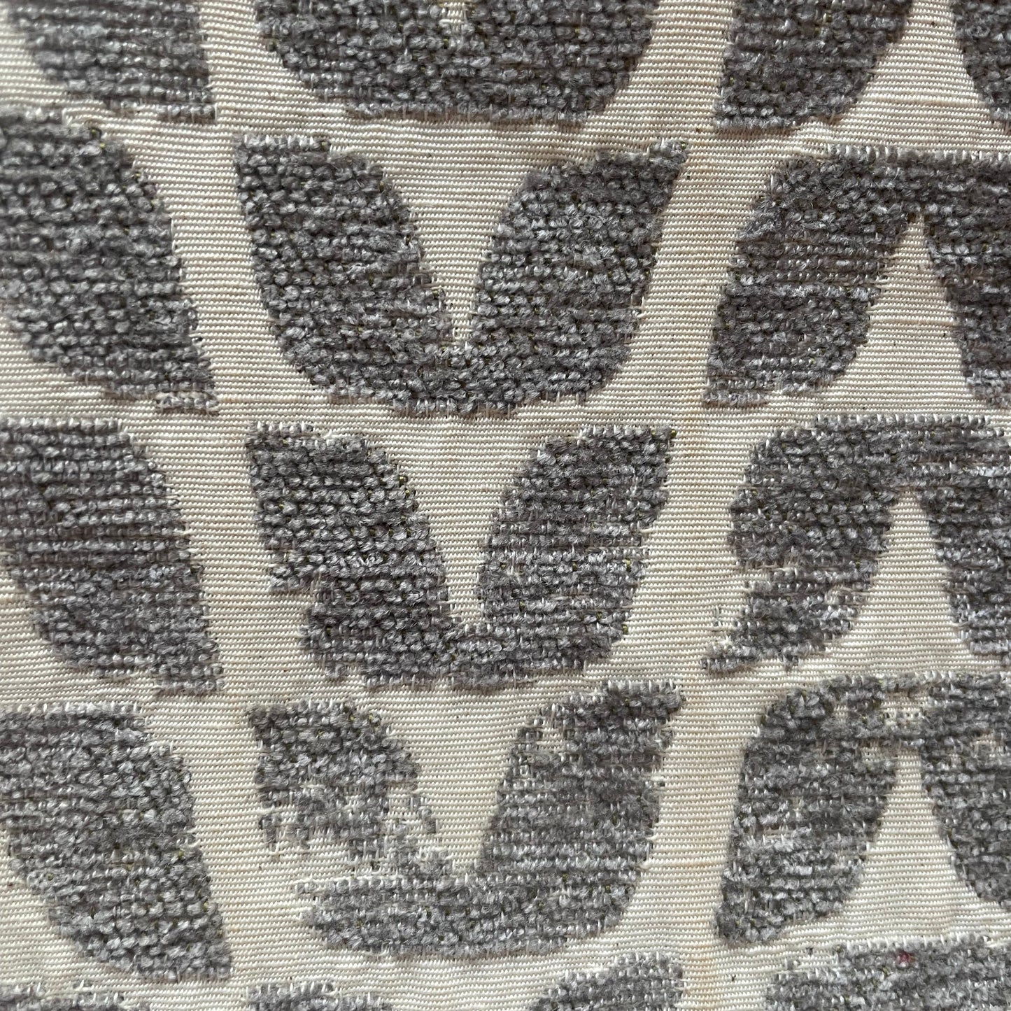 Niteroi Grey Patterned Fabric Accent Armchair