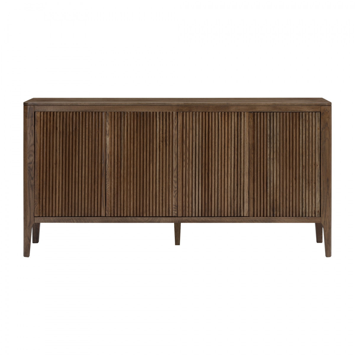 Manaus Walnut Wood Grain Four Door Sideboard