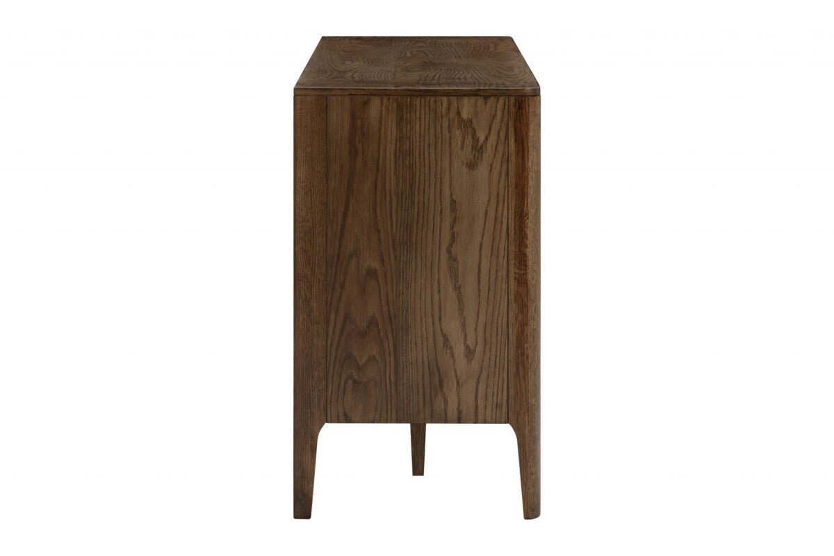Manaus Walnut Wood Grain Four Door Sideboard