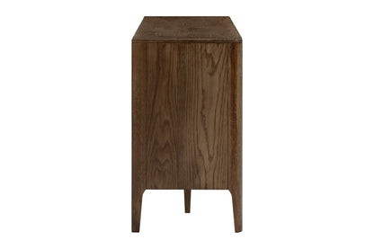 Manaus Walnut Wood Grain Four Door Sideboard