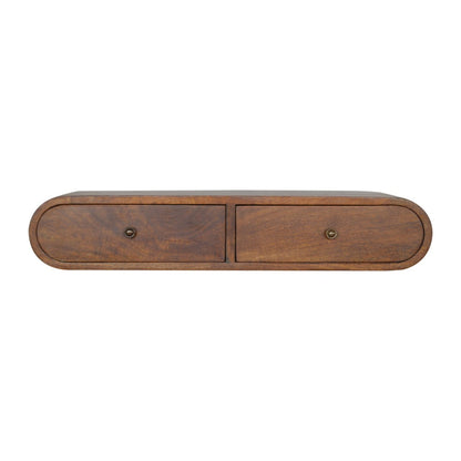 Peschiera Floating Chestnut London Console 2 Drawers