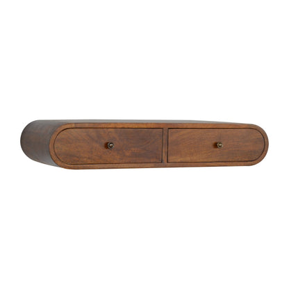 Peschiera Floating Chestnut London Console 2 Drawers