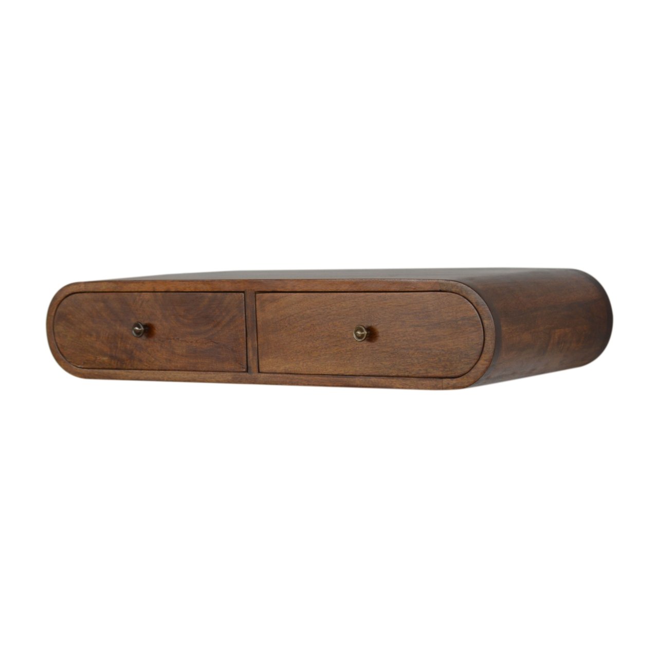 Peschiera Floating Chestnut London Console 2 Drawers
