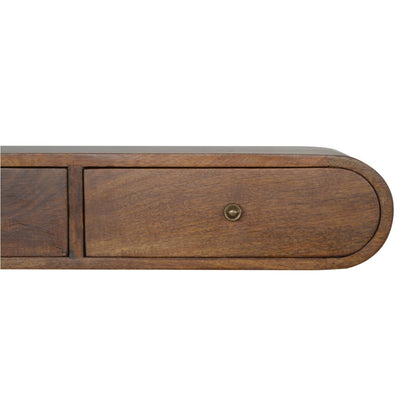 Peschiera Floating Chestnut London Console 2 Drawers