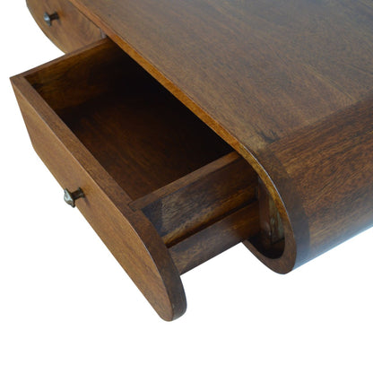 Peschiera Floating Chestnut London Console 2 Drawers