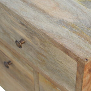 Pitigliano Nordic 4 Drawer Mango Wood Bedside Table