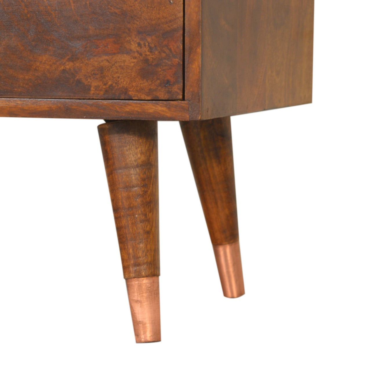 Trento Copper Sideboard with 3 Drawers and Door