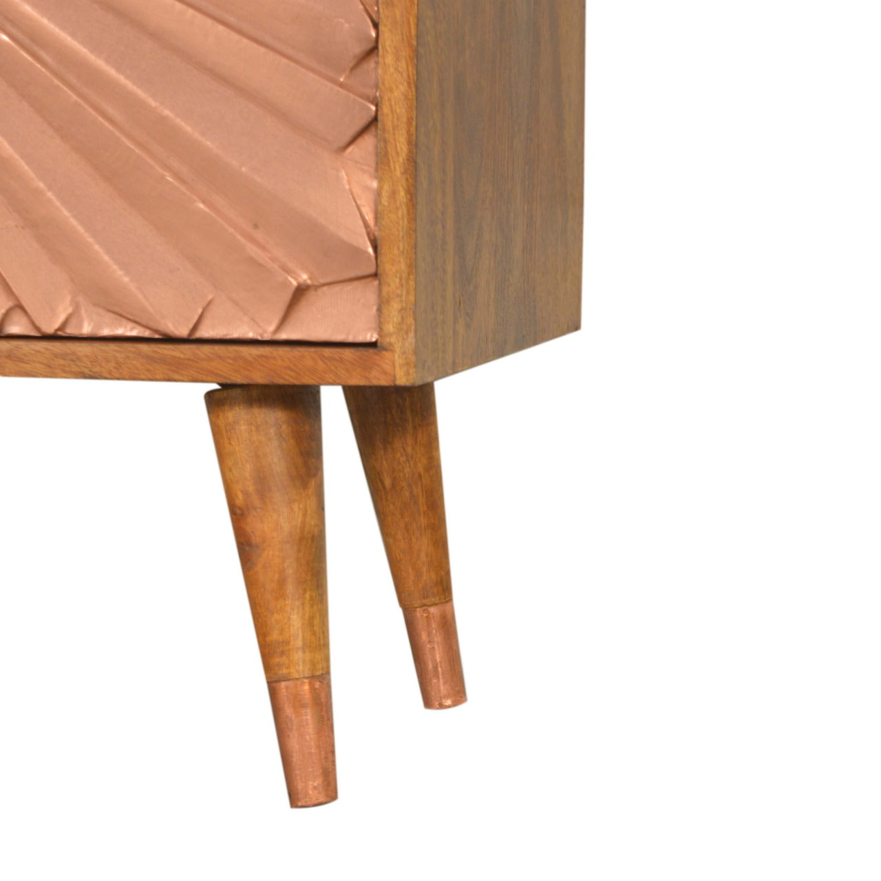 Trento Eclectic Copper Chest of 3 Drawers
