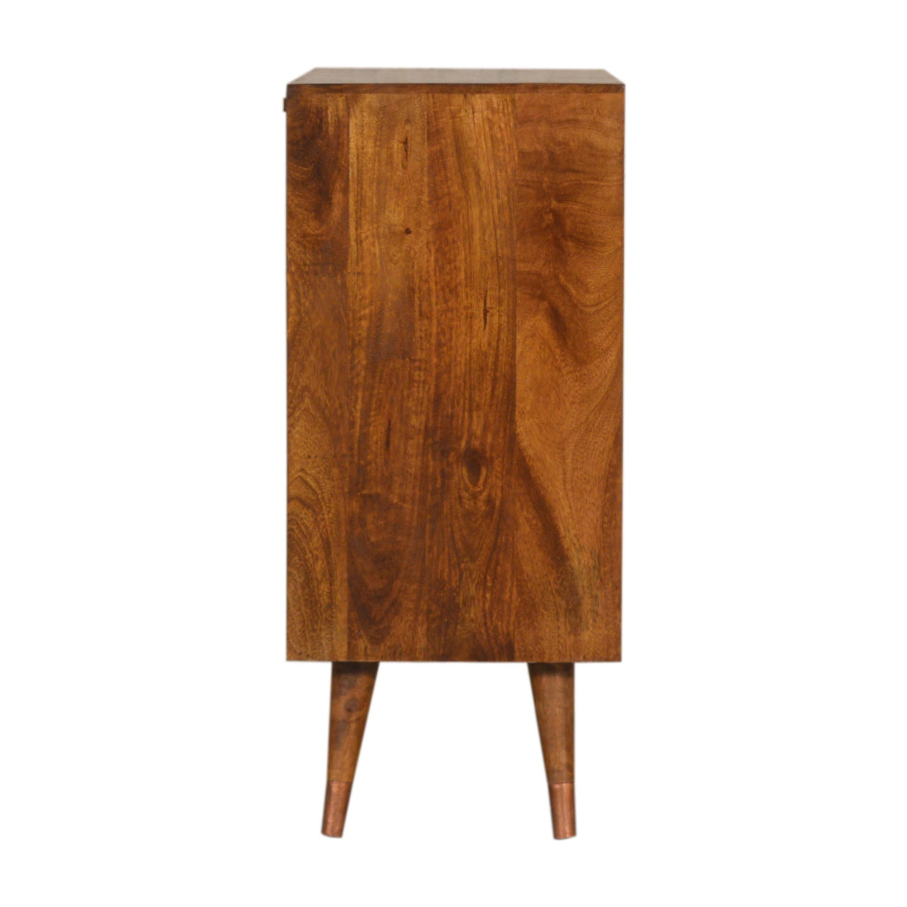 Trento Eclectic Copper Chest of 3 Drawers
