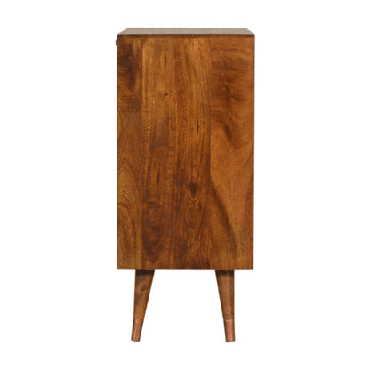 Trento Eclectic Copper Chest of 3 Drawers