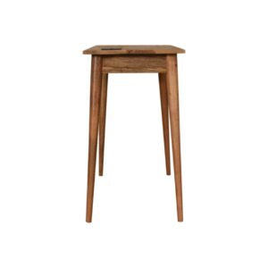 April 2 Drawer Mango Wood Cable Writing Desk