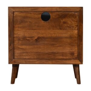 Talloires Antique Style Cabinet Entertainment TV Media Unit 2 Doors Open Shelf