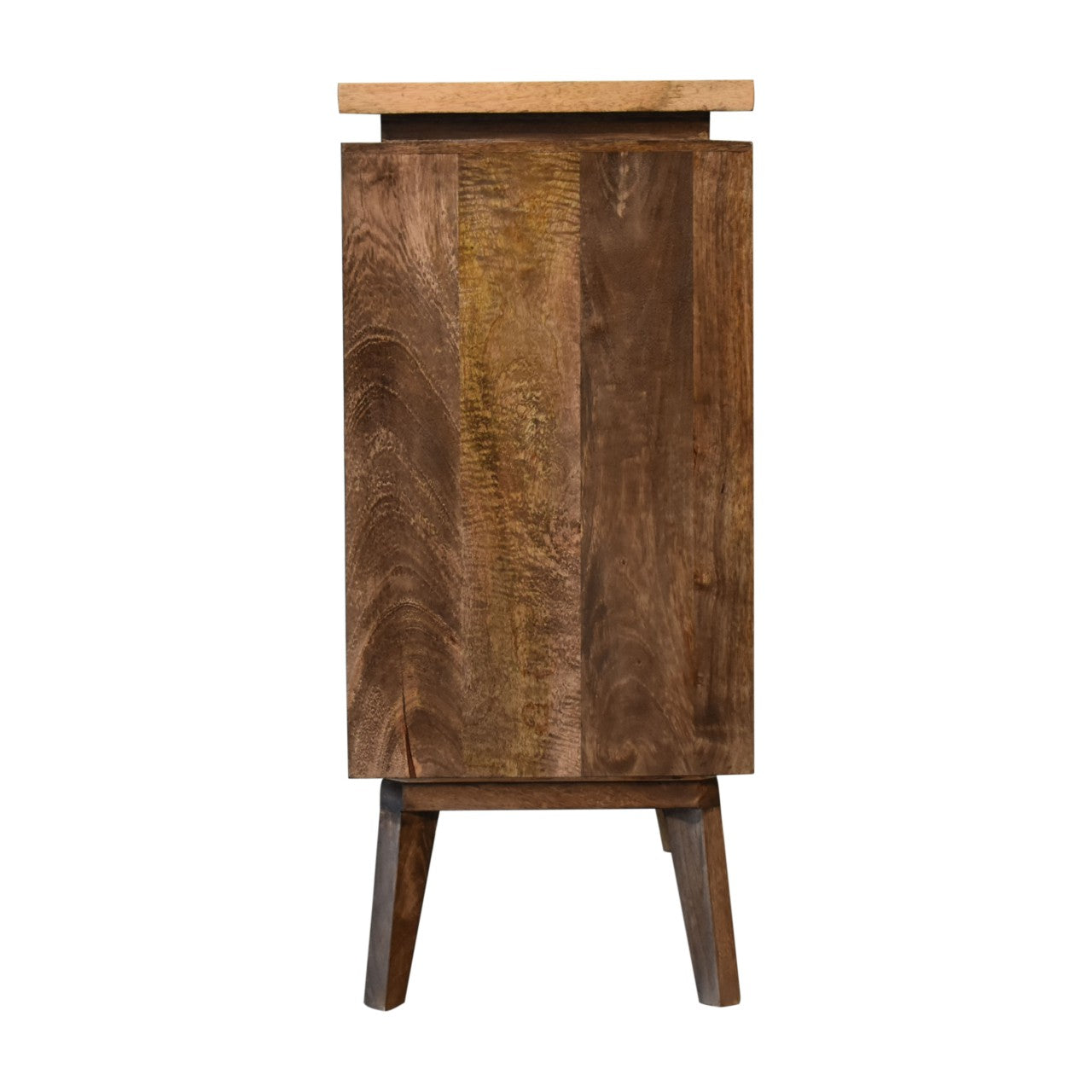 Giverny 2 tone Wooden Platform Storage Cabinet with Doors