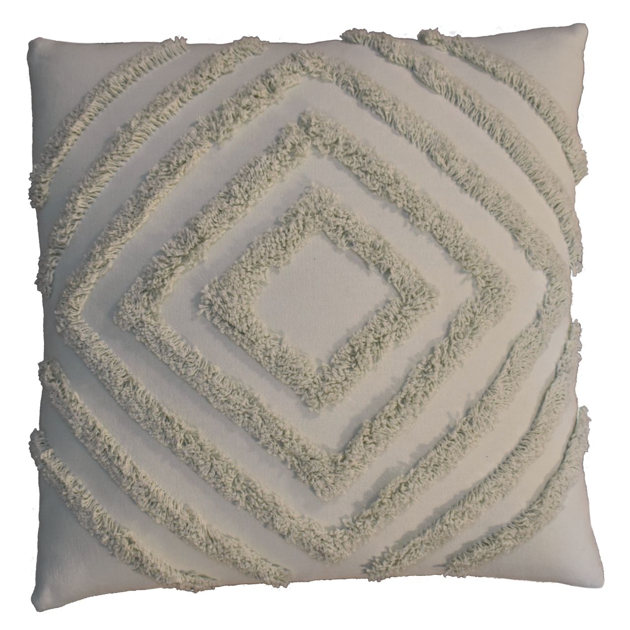Set of 2 Noli Sage Green Diamond Cushion Covers