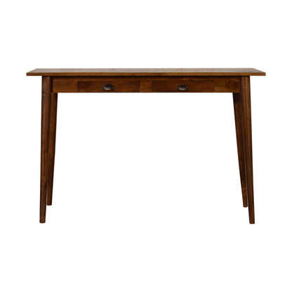 Mougins 2 Drawer Chestnut Writing Desk