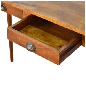 Mougins 2 Drawer Chestnut Writing Desk