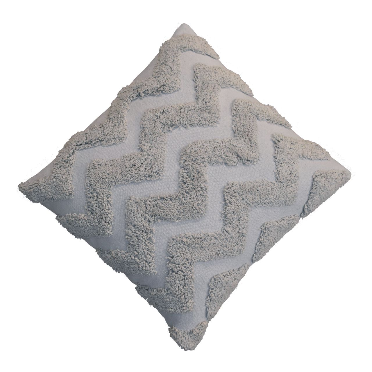 Set of 2 Nopparat Natural Grey Zig-Zag Cushion