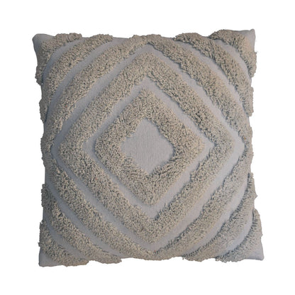 Set of 2 Apricale Grey Diamond Cushion Covers