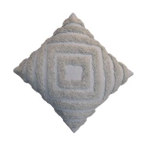 Set of 2 Apricale Grey Diamond Cushion Covers