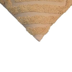 Set of 2 Perugia Soft Mustard Diamond Cushion Covers