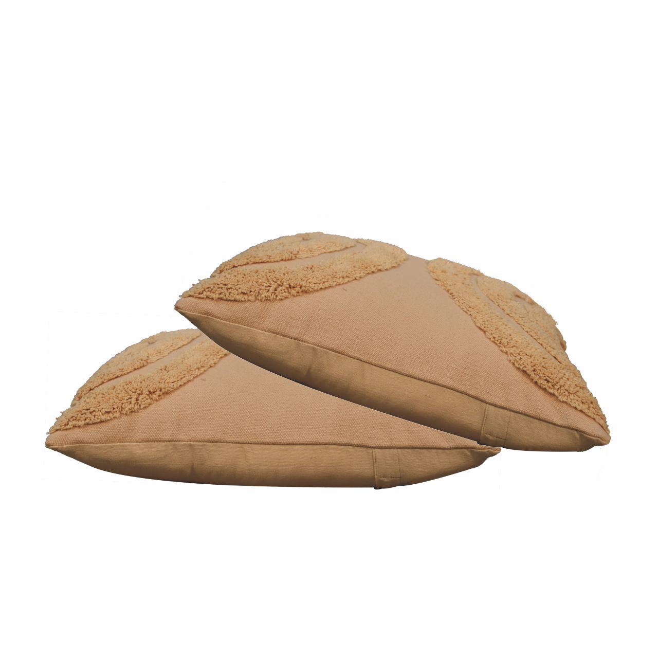 Set of 2 Urbino Arched Mustard Cushion