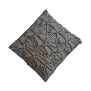 Set of 2 Rochefort Grey  Handwoven Cushion Covers