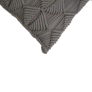 Set of 2 Rochefort Grey  Handwoven Cushion Covers