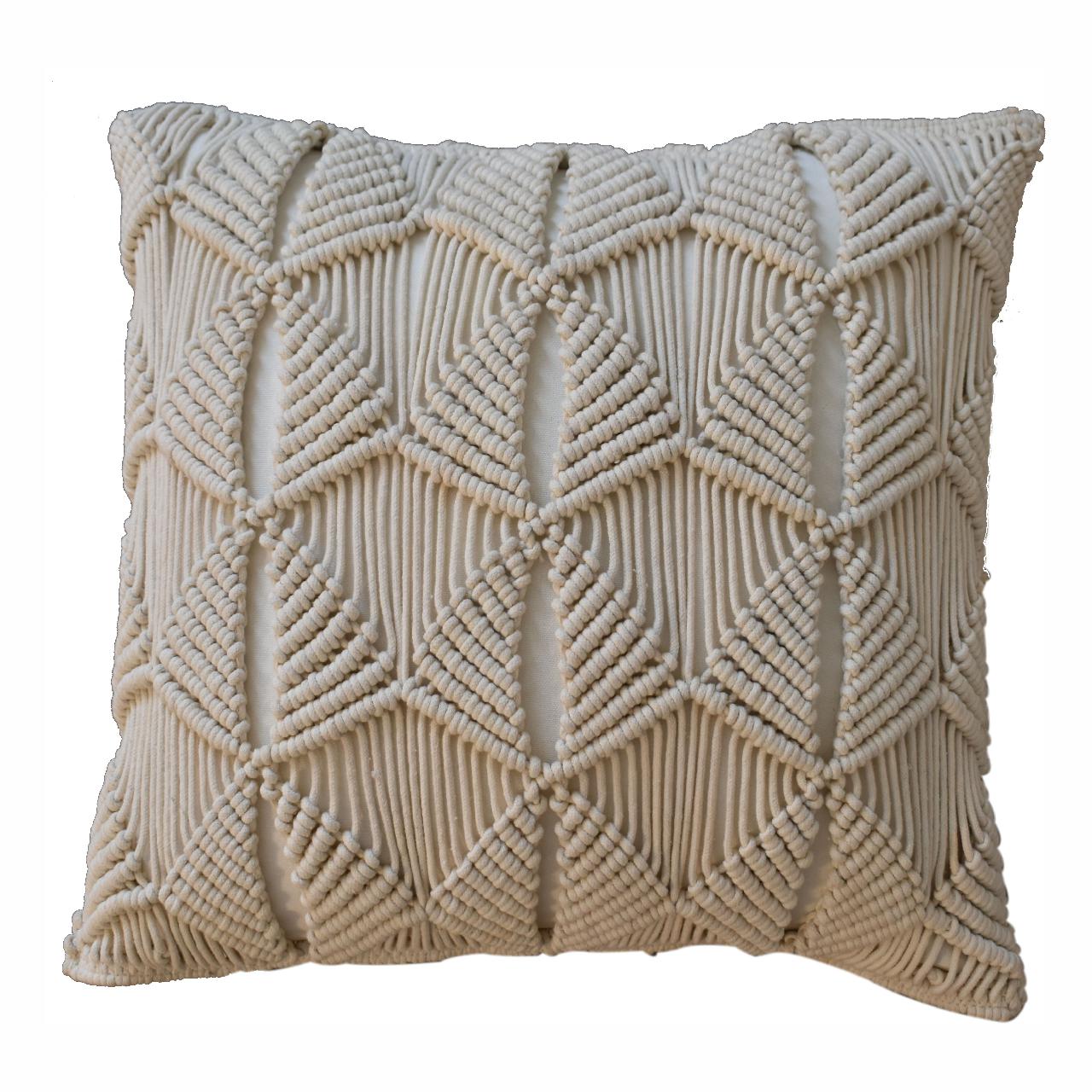 Set of 2 Rochefort Natural White Cushion Covers