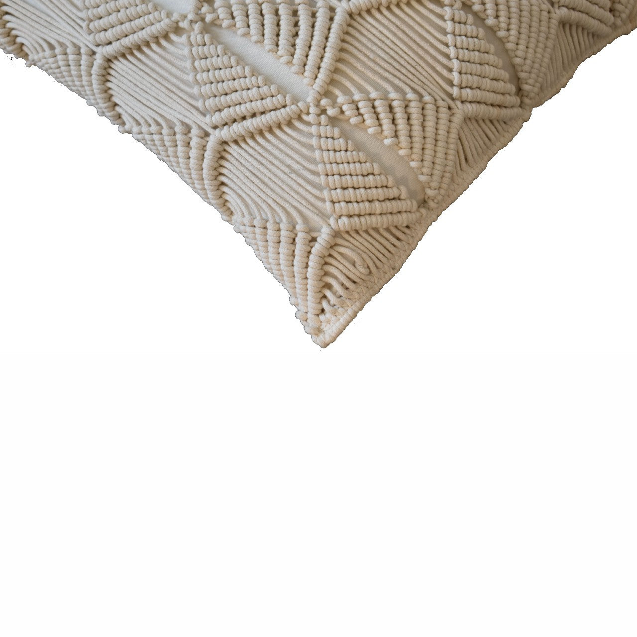 Set of 2 Rochefort Natural White Cushion Covers