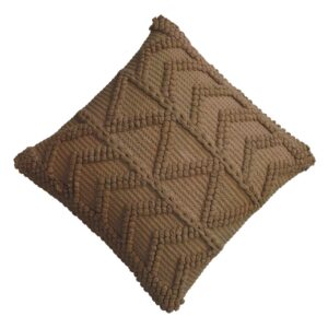 Set of 2 Snowshill Coffee Zig Zag Handwoven Coffee Cushion Covers