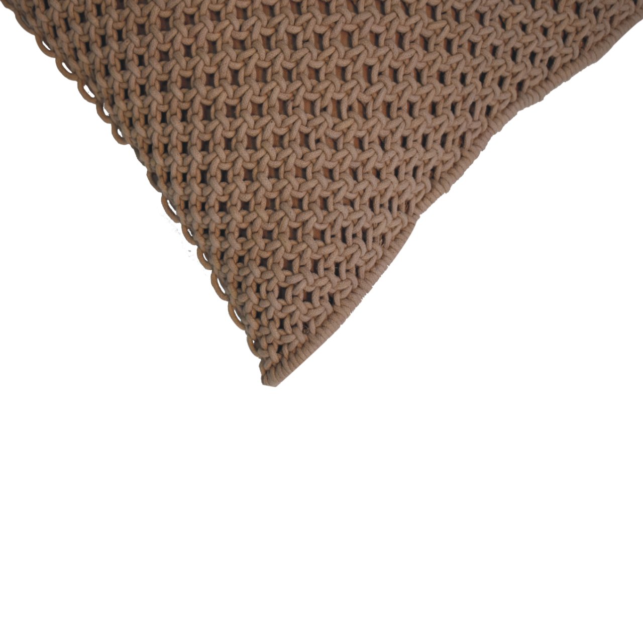 Set of 2 Abbotsbury Coffee Hand Woven Cushions