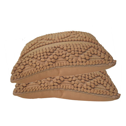 Sarlat Set of 2 Handwoven Coffee Cushion Covers