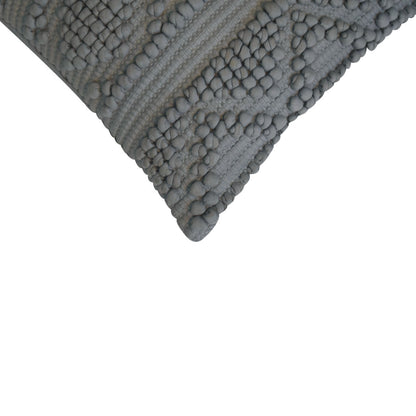 Sarlat Set of 2 Grey Handwoven Cushion Covers