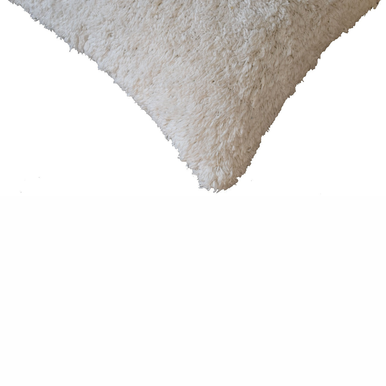 Set of 2 Domme Fluffy Cream Cushion Covers