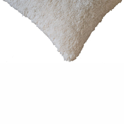 Set of 2 Domme Fluffy Cream Cushion Covers