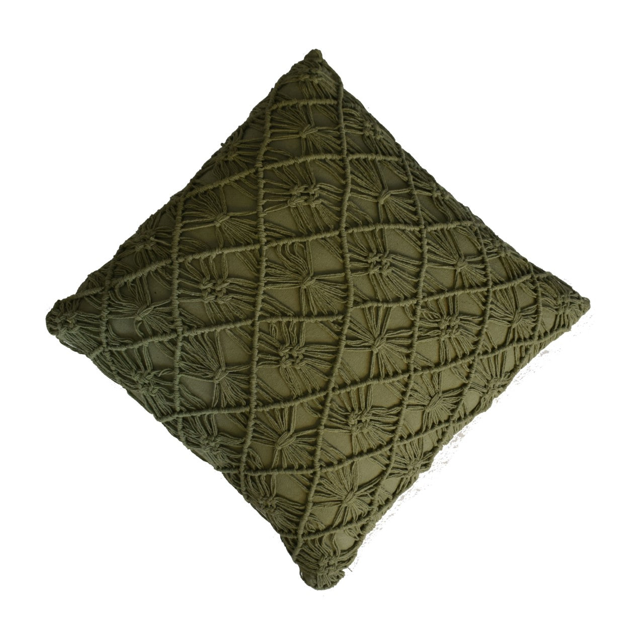 Amalfi Set of 2 Green Handwoven Cushion Covers