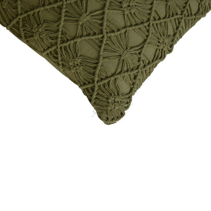 Amalfi Set of 2 Green Handwoven Cushion Covers