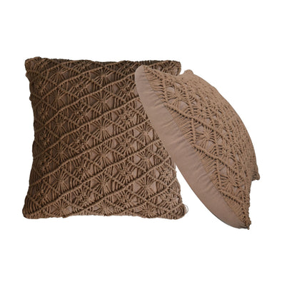 Amalfi Set of 2 Hand Woven Coffee Cushion Covers
