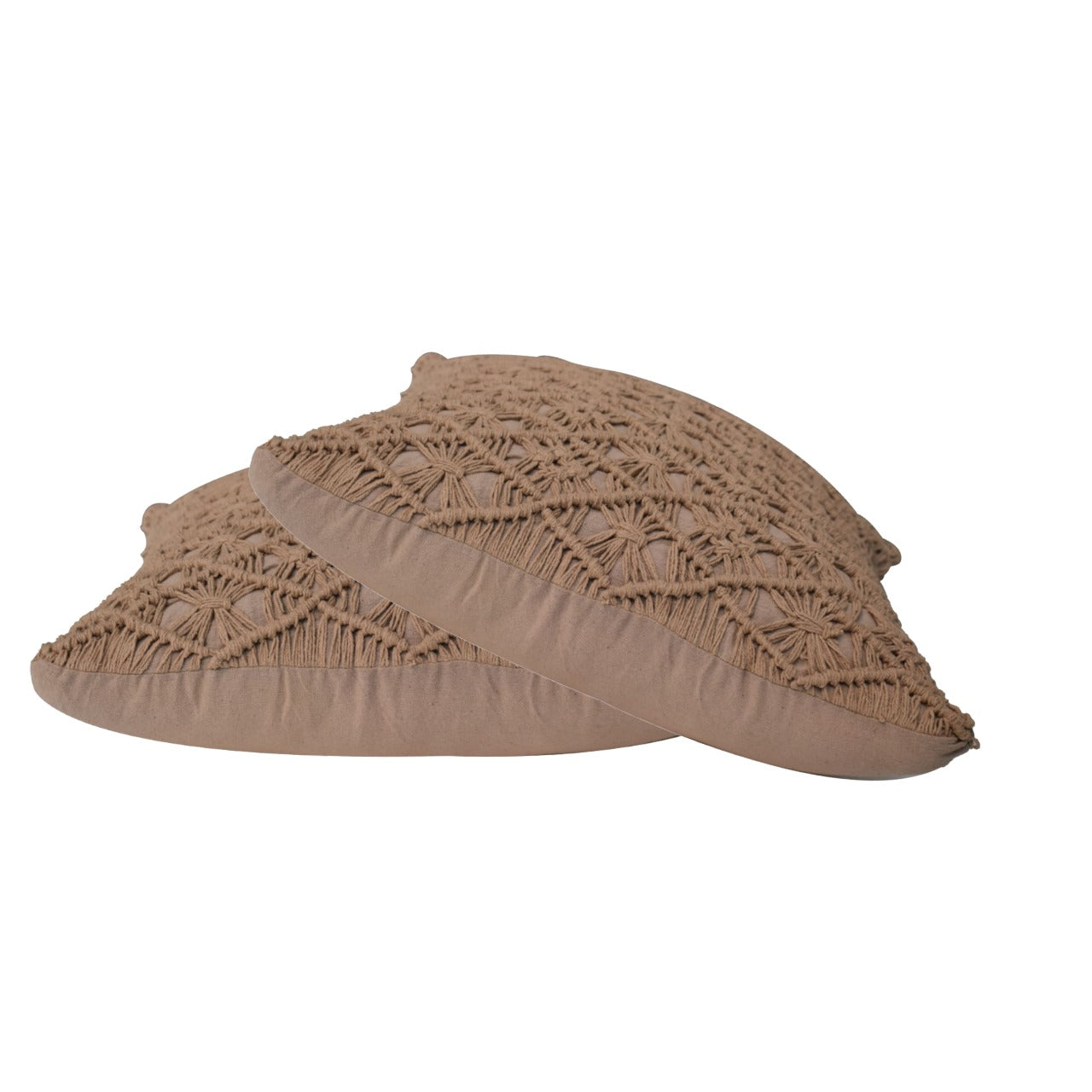 Amalfi Set of 2 Hand Woven Coffee Cushion Covers