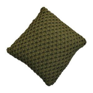 Set of 2 Riomaggiore Macrame Green Cushion Covers