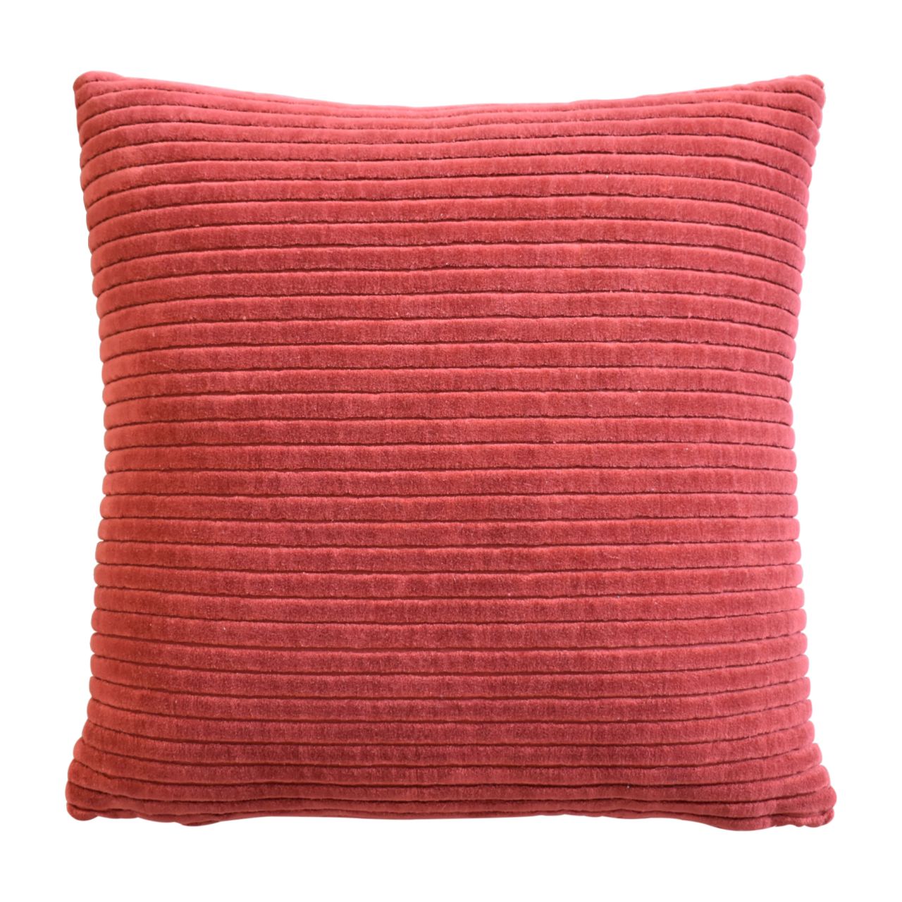 Set of 2 Verezzi Ribbed Red Cushion Covers