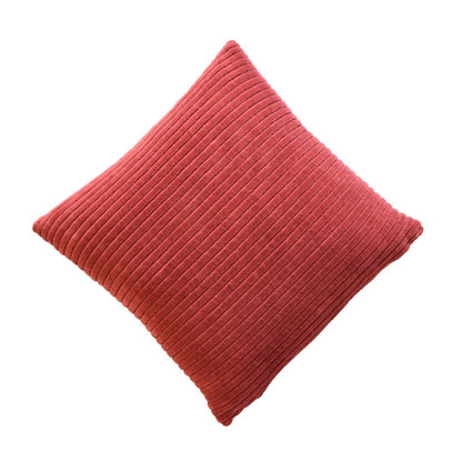 Set of 2 Verezzi Ribbed Red Cushion Covers
