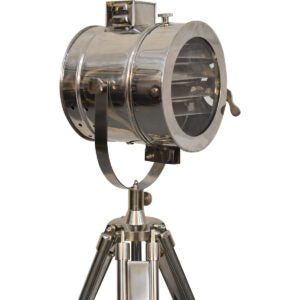 Modena Chrome Tripod Spotlight Floor Lamp