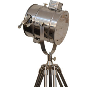 Modena Chrome Tripod Spotlight Floor Lamp