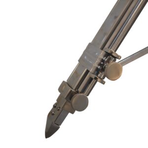 Modena Chrome Tripod Lamp with Cream Shade