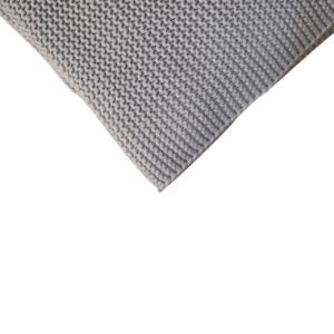 Pa Tung Double Grey Knitted Throw