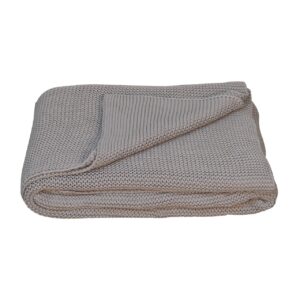 Pa Tung Double Grey Knitted Throw