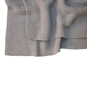 Pa Tung Double Grey Knitted Throw