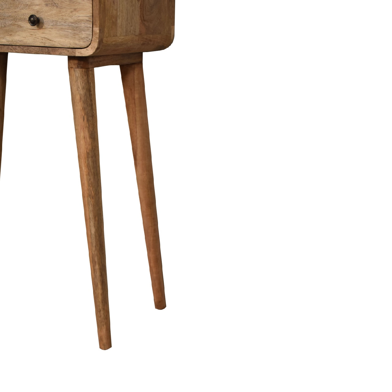 Peschiera Mini Curved Oak Mango Wood Console Table